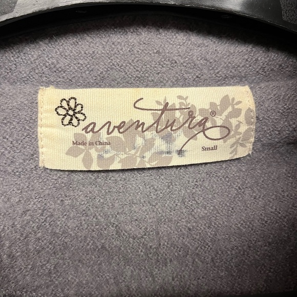 Aventura Boiled Wool Cardigan Long Jacket - Picture 3 of 8